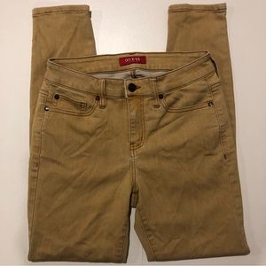 Guess Stretch Jeans Womens Size 27 Tan Color